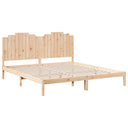 Bedframe Extra Lang Zonder Matras Massief Hout
