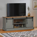 Tv-Meubel Halden 2 Schuifdeuren 150X40X60 Cm Massief Hout