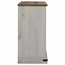 Dressoir Halden 2 Schuifdeuren 112X40X80 Cm Massief Hout