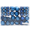 Kerstballen 98 St Ø3/4/6 Cm Blauw