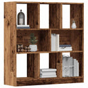 Boekenkast 97,5X29,5X100 Cm Bewerkt Hout Kleurig