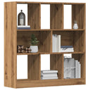 Boekenkast 97,5X29,5X100 Cm Bewerkt Hout Kleurig