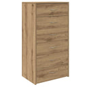 Dressoir Met 6 Lades 50X34X96 Cm Bewerkt Hout Artisanaal Eiken