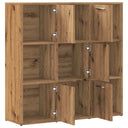 Boekenrek 90X28X90 Cm Bewerkt Hout