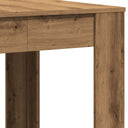 Eettafel 140X74,5X76 Cm Bewerkt Hout