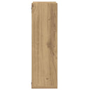 Wandschappen Kubus 50X15X50 Cm Hout Artisanaal Eiken