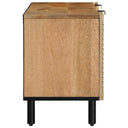 Tv-Meubel 105X33X46 Cm Massief Mangohout Bruin Zwart