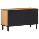 Tv-Meubel 80X33X46 Cm Massief Mangohout Bruin
