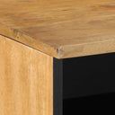 Tv-Meubel 80X33X46 Cm Massief Mangohout Bruin