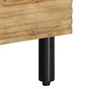 Tv-Meubel 80X33X46 Cm Massief Mangohout Bruin