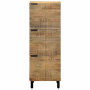 Hoge Kast 40X33X110 Cm Massief Mango Bruin