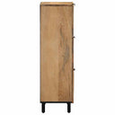 Hoge Kast 40X33X110 Cm Massief Mango Bruin