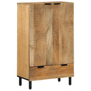 Hoge Kast 60X33X100 Cm Massief Mango Bruin