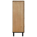 Hoge Kast 60X33X100 Cm Massief Mango Bruin