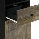 Badkamerkast 38X33X160 Cm Massief Mangohout