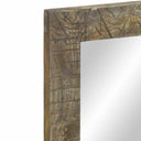 Badkamerspiegel 50X2,5X70 Cm Massief Mangohout