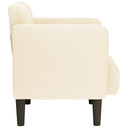 Fauteuil Met Armleuningen 54 Cm Corduroy Stof Kleurig