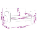Loveseat Bank 110 Cm Kunstleer
