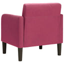 Fauteuil Met Armleuningen 54 Cm Fluweelrood