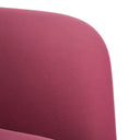 Fauteuil Met Armleuningen 54 Cm Fluweelrood