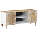 Tv-Meubel 105X33,5X46 Cm Massief Mangohout