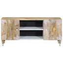 Tv-Meubel 105X33,5X46 Cm Massief Mangohout