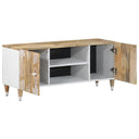 Tv-Meubel 105X33,5X46 Cm Massief Mangohout