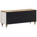 Tv-Meubel 105X33,5X46 Cm Massief Mangohout