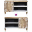 Tv-Meubel 80X31,5X46 Cm Massief Mangohout