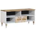 Tv-Meubel 100X33,5X46 Cm Massief Mangohout