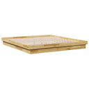 Bedframe Zonder Matras Massief Hout Eiken