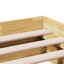 Bedframe Zonder Matras Massief Hout Eiken