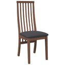 Eetkamerstoelen Met Kussens Massief Hout Rubber