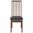 Eetkamerstoelen Met Kussens Massief Hout Rubber