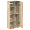 Badkamerkast Met Rolhouder 39X22X90 Cm Kleurig