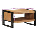 Salontafel 70X50X38 Cm Massief Bruin