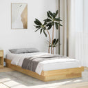 Bedframe Zonder Matras Massief Hout Eiken
