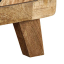 Nachtkastje 37X32X50 Cm Massief Hout Ruw Mangohout