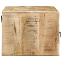 Tv-Wandmeubel 100X32X25 Cm Massief Hout Ruw Mangohout