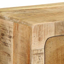Tv-Wandmeubel 100X32X25 Cm Massief Hout Ruw Mangohout