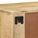 Tv-Wandmeubel 100X32X25 Cm Massief Hout Ruw Mangohout