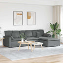 Modulaire Bank Met Voetenbank En Kussens