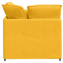 Modulaire Bank Met Voetenbank & Kussens Corduroy Stof