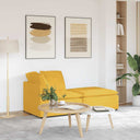 Modulaire Bank Met Voetenbank En Kussens Corduroy Stof