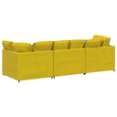 Modulaire Bank Met Kussens Fluweel