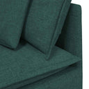 Modulaire Bank Met Voetenbank En Kussens Stof