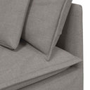Modulaire Bank Met Voetenbank En Kussens Stof