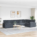 Modulaire Bank Met Kussens Fluweel Kleurig