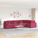Modulaire Bank Met Kussens Fluweel
