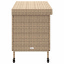 Tuinbox Met Wielen 110X55X73 Cm Poly Rattan Gemengd